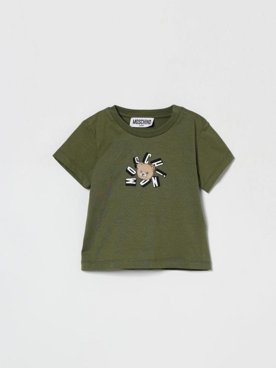 26SS [키즈] 모스키노 티셔츠 MXM047LAA02 30037 Olive