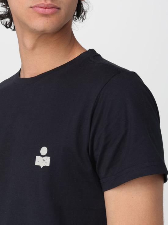 26SS 이자벨마랑 반팔 티셔츠 TS0047HAB1N19H BKEC Black - ISABEL MARANT