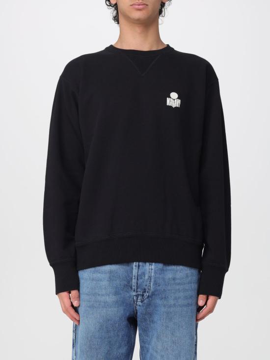 26SS 이자벨마랑 마이크 로고  스웨트 셔츠 SW0030HAD1M05H 01BK Black