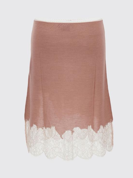 25FW 펜디 미디 스커트 FZQ999AUZS F1T6N Pink - FENDI