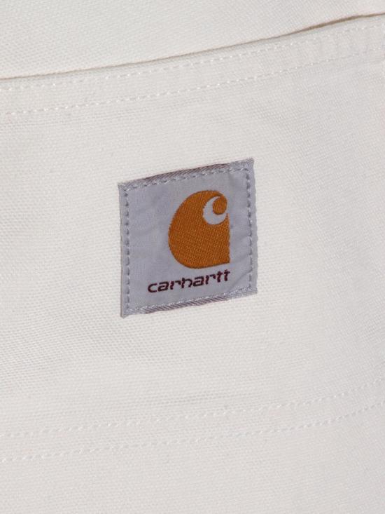 26SS 칼하트 WIP 디어본 캔버스 싱글 니 팬츠 I031497 D602 White - CARHARTT WIP