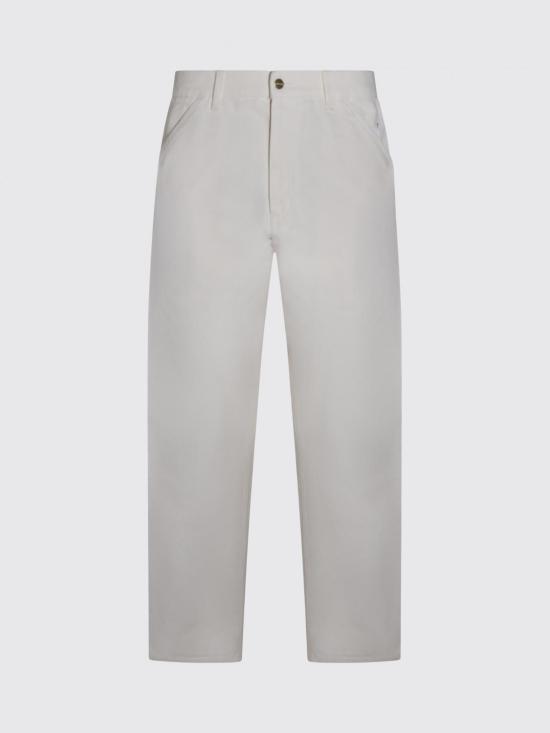 26SS 칼하트 WIP 디어본 캔버스 싱글 니 팬츠 I031497 D602 White