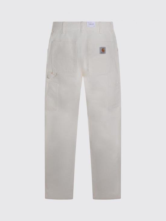 26SS 칼하트 WIP 디어본 캔버스 싱글 니 팬츠 I031497 D602 White - CARHARTT WIP
