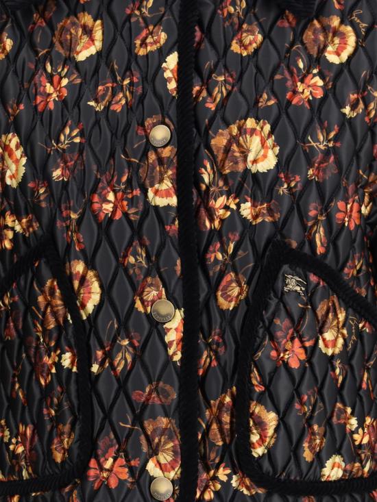 25FW 버버리 플라워스톤 퀼팅 자켓 8116976 Red - BURBERRY