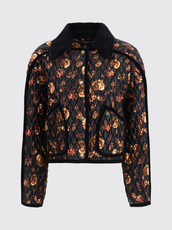 25FW 버버리 플라워스톤 퀼팅 자켓 8116976 Red