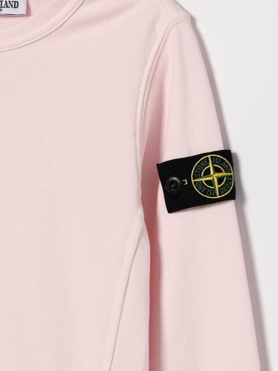 26SS [키즈] 스톤 아일랜드 풀오버 6100005S0040 V0080 Pink - STONE ISLAND