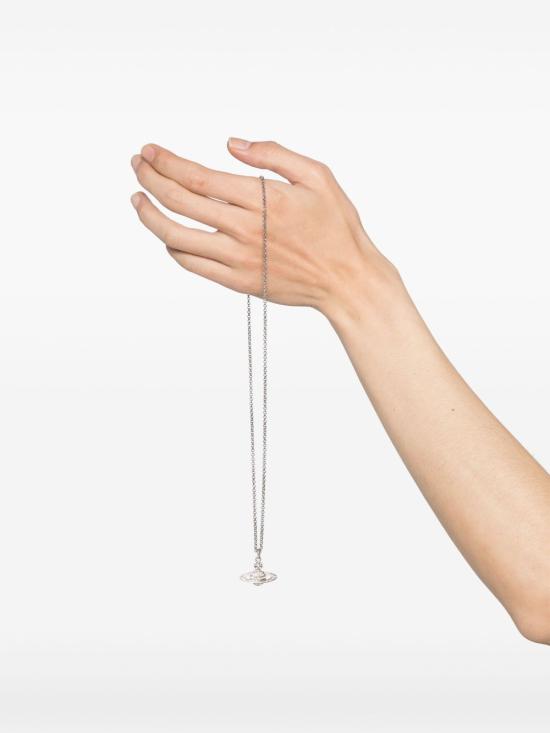 26SS 비비안웨스트우드 목걸이/팬던트 63020104 02P116P116 Platinum crystal - VIVIENNE WESTWOOD