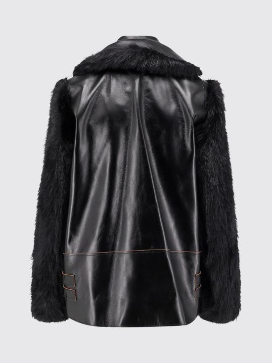 25FW 사카이 코트 2508237 001 Black - SACAI