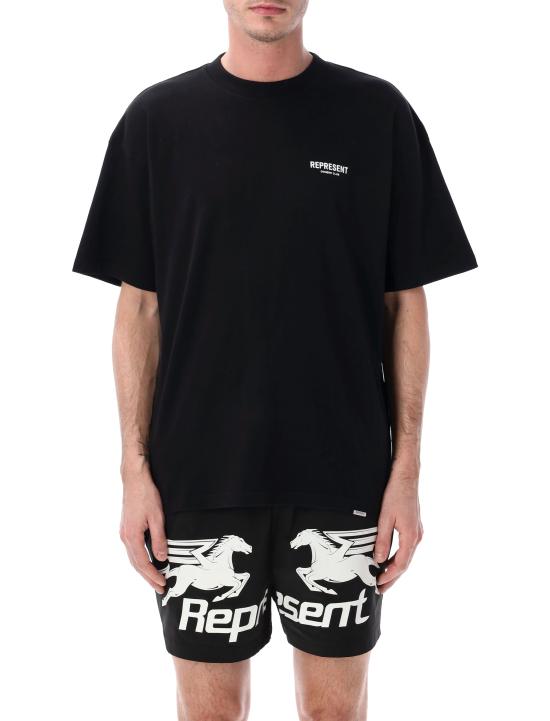 26SS 리프레젠트 반팔 티셔츠 OCM41114 001 Nero