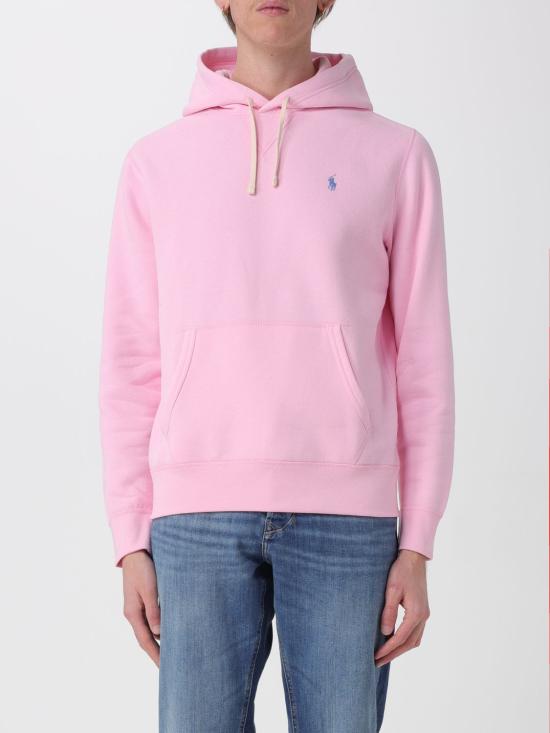 26SS 폴로 랄프로렌 포니로고 자수 후드 티셔츠 710766778 101 Pink