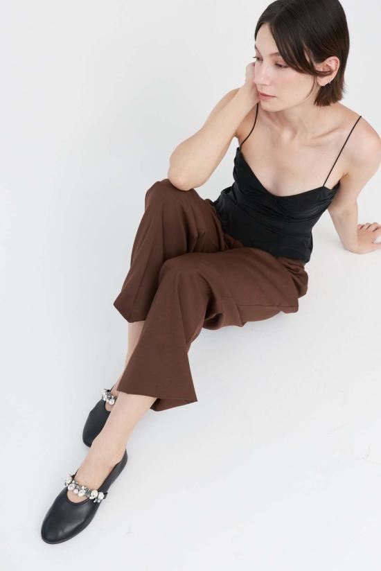  올블랙 플랫 슈즈 올 블랙 미스 블링 플랫 - ALL BLACK