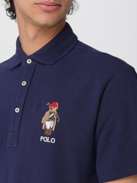 26SS 폴로 랄프로렌 폴로 티셔츠 710B16616 001 Blue - POLO RALPH LAUREN