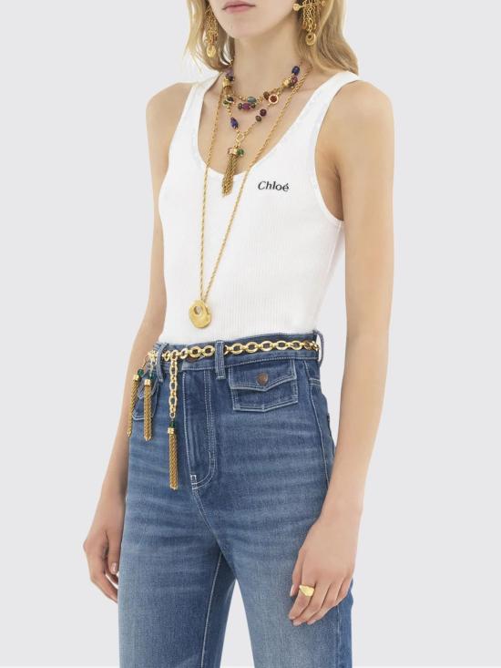 26SS 끌로에 반팔 티셔츠 CH25SJH12180 101 White - CHLOE