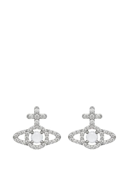 26SS 비비안웨스트우드 이어링 6201038I 02P102P102 Platinum white