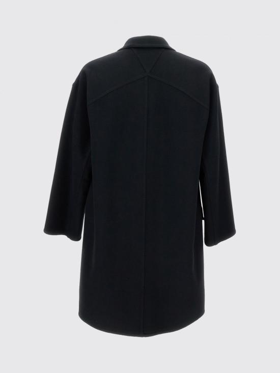 25FW 보테가베네타 코트 815142V4CB0 1000 Black - BOTTEGA VENETA