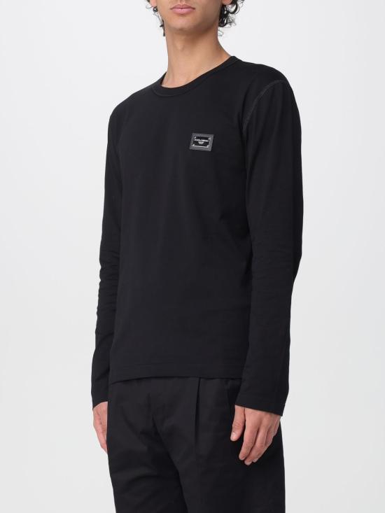 26SS 돌체앤가바나 반팔 티셔츠 G8PV0TG7P1B N0000 Black - DOLCE & GABBANA