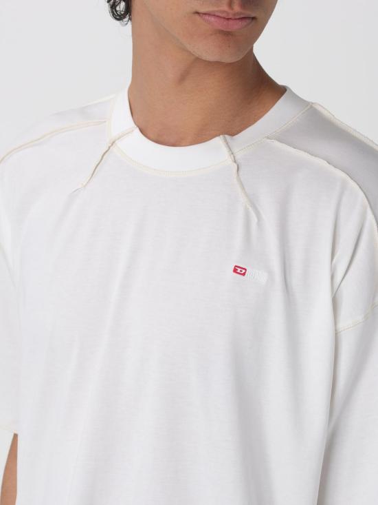 26SS 디젤 반팔 티셔츠 A19463 141 White - DIESEL
