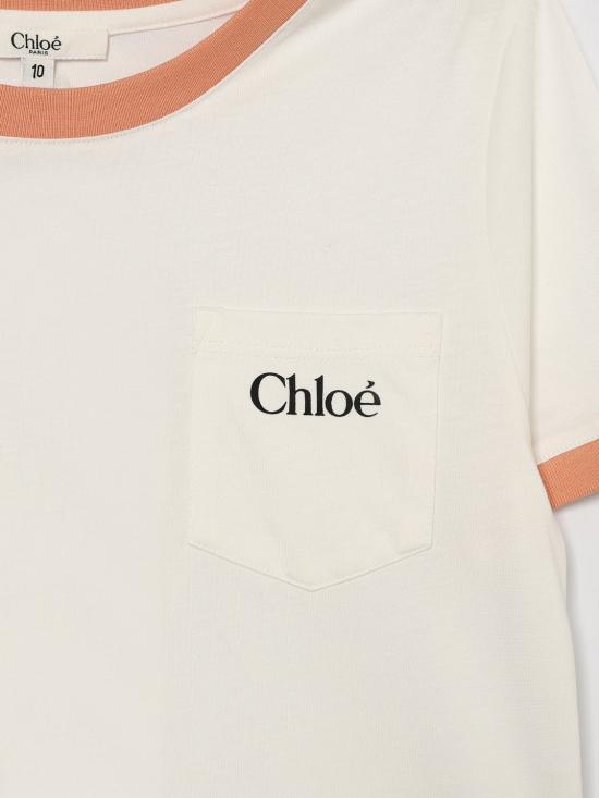 26SS [키즈] 끌로에 티셔츠 C20860 117 White - CHLOE