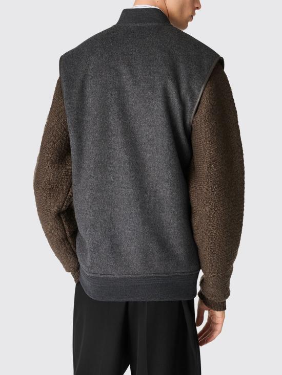 25FW 보테가베네타 베스트 837084V4CB0 1307 Grey - BOTTEGA VENETA