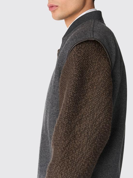 25FW 보테가베네타 베스트 837084V4CB0 1307 Grey - BOTTEGA VENETA