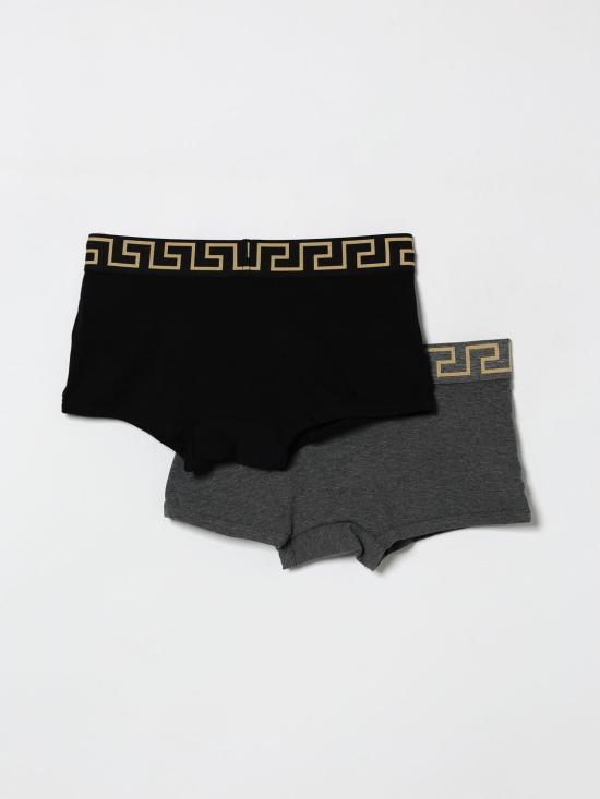 26SS 베르사체 팬티 AU101811A1001 1A91M Black - VERSACE