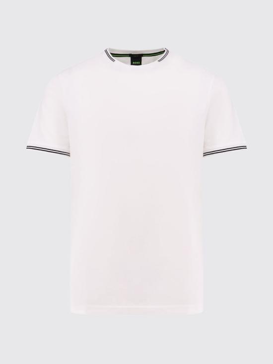 25FW 보스 반팔 티셔츠 50521245 100 White