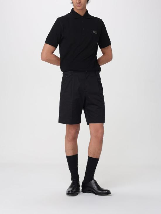 26SS 돌체앤가바나 폴로 티셔츠 G8PL4TG7F2H N0000 Black - DOLCE & GABBANA