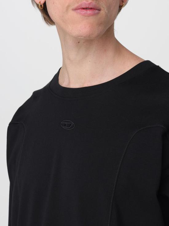 26SS 디젤 T 박스트 긴소매 티셔츠 A194440AIJU 9XX Black - DIESEL