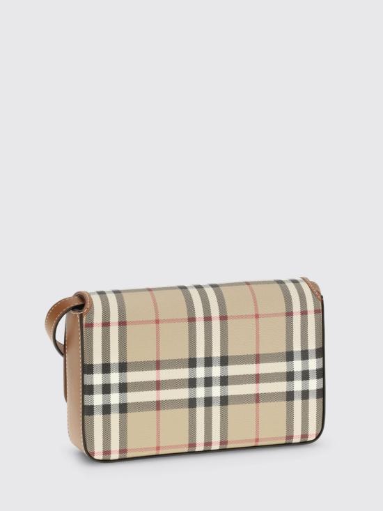 26SS 버버리 햄프셔 체크 숄더백 8109803 Brown - BURBERRY