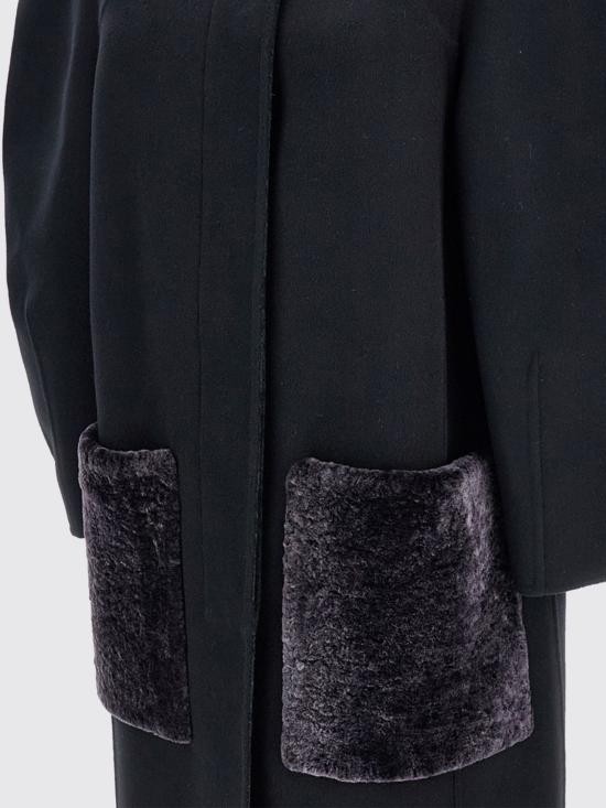 25FW 펜디 코트 FF6165A5HD F1FL8 Black - FENDI