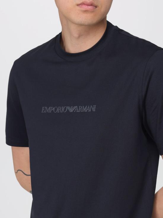 26SS 엠포리오 아르마니 반팔 티셔츠 EM004583AF13669 MB563 Blue - EMPORIO ARMANI