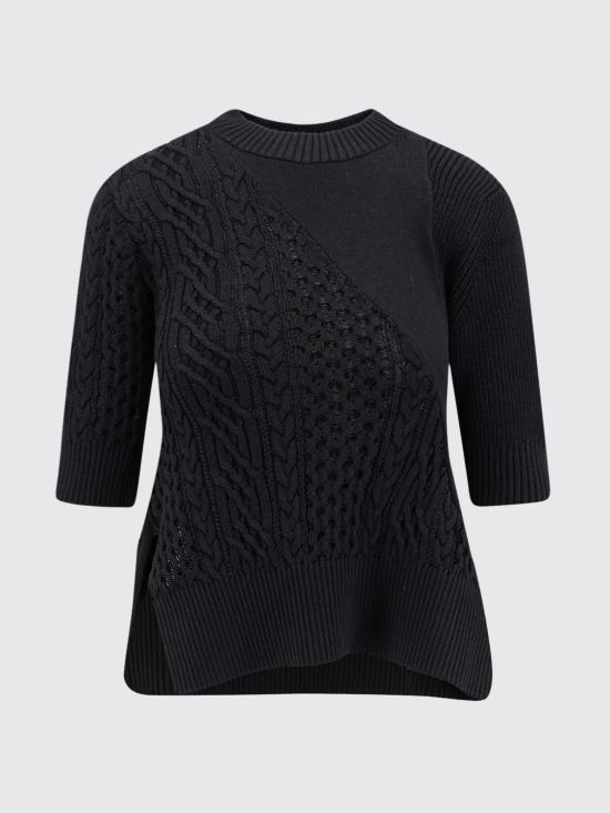 25FW 사카이 스웨터 2508018 001 Black