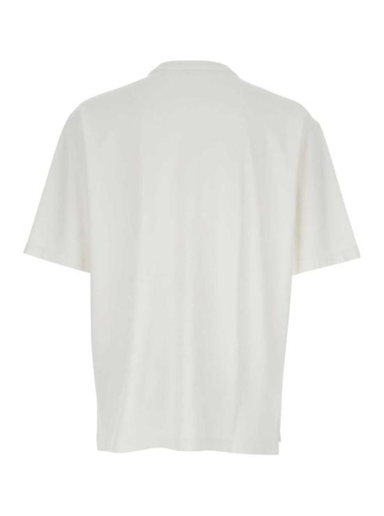  디스퀘어드2 반팔 티셔츠 Dsquared2 로고 레터링 크루넥 티셔츠 화이트 - DSQUARED2