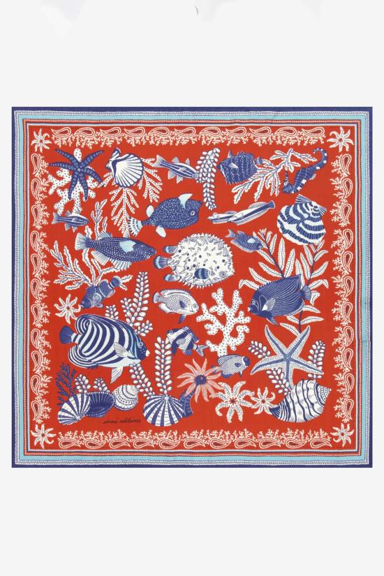  Inouitoosh 머플러/스카프 이누이투쉬 스퀘어 100 넵튠 스카프