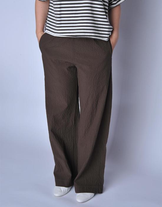  라보아트 스트레이트 팬츠 다이애나 팬츠 브라운