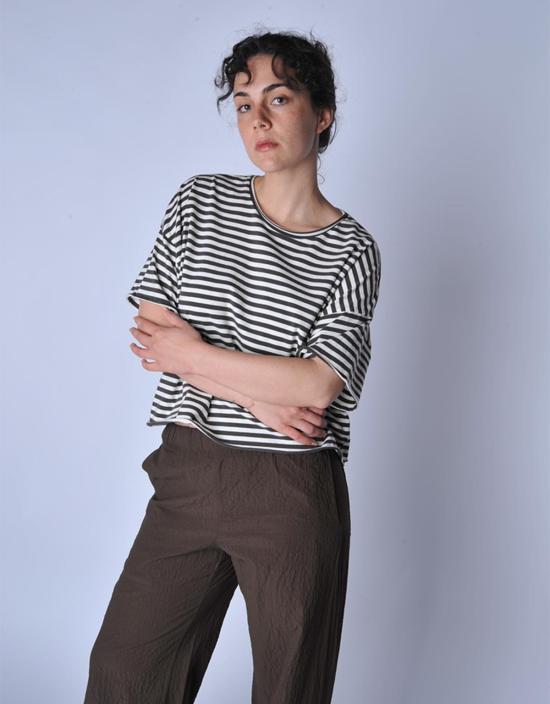  라보아트 스트레이트 팬츠 다이애나 팬츠 브라운 - LABO.ART