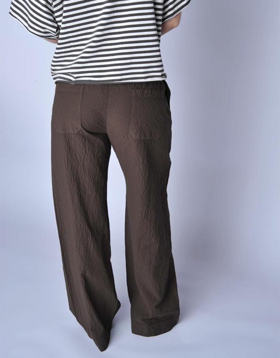  라보아트 스트레이트 팬츠 다이애나 팬츠 브라운 - LABO.ART