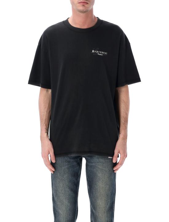 26SS 리프레젠트 반팔 티셔츠 MLM100178 06 VINTAGE BLACK