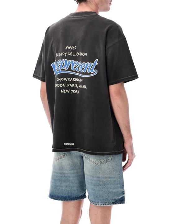 26SS 리프레젠트 반팔 티셔츠 MLM100175 04 STAINED BLACK - REPRESENT