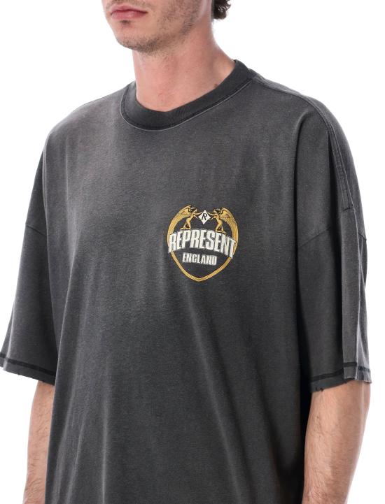26SS 리프레젠트 반팔 티셔츠 MLM100171 04 STAINED BLACK - REPRESENT