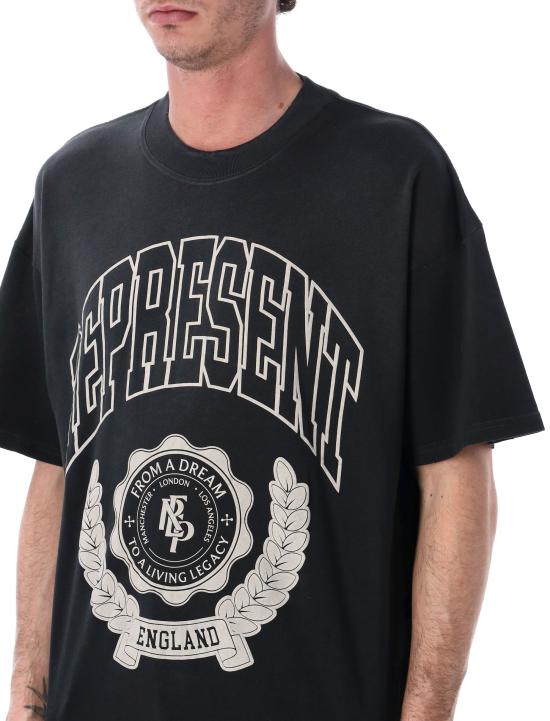 26SS 리프레젠트 반팔 티셔츠 MLM100170 04 STAINED BLACK - REPRESENT