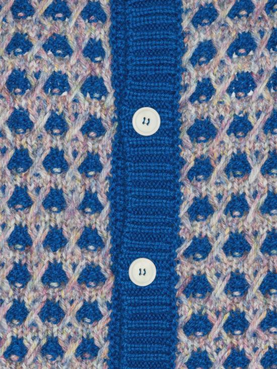  헨릭 빕스코브 가디건 Henrik Vibskov 김치 카디건 블루 파티 버블 - HENRIK VIBSKOV