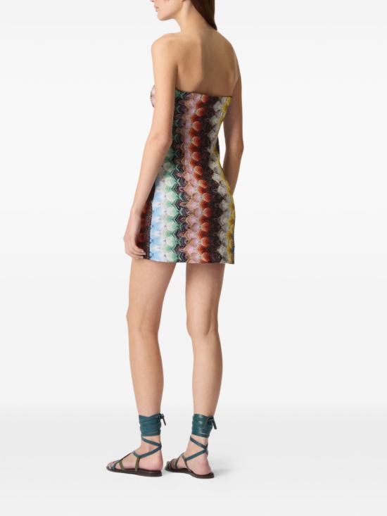 26SS 미소니 미디 원피스 DS26SG3X BR015JSMSNV MultiColour - MISSONI