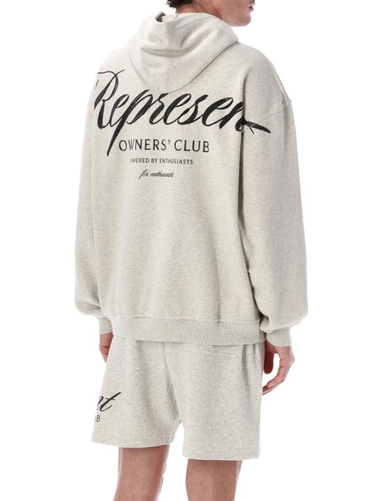 26SS 리프레젠트 후드 티셔츠 OCM41200 30 CREAM MARL - REPRESENT