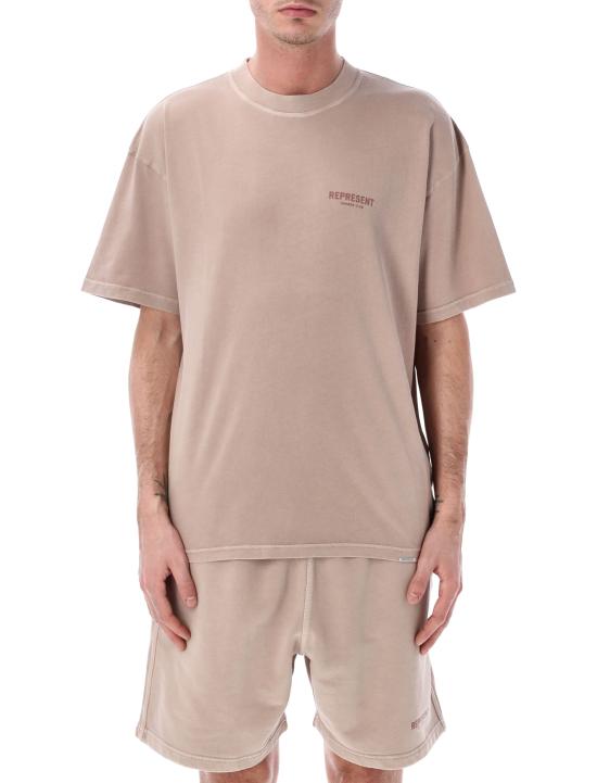 26SS 리프레젠트 반팔 티셔츠 OCM41114 322 DUSTY MAUVE