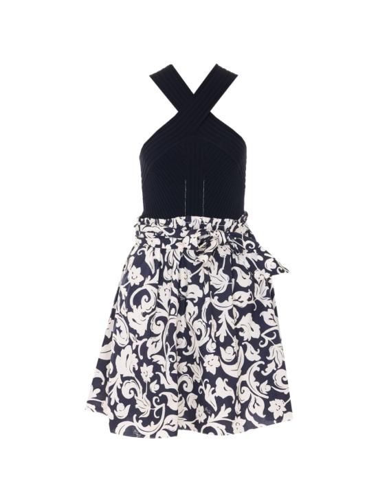 26SS 리우조 미디 원피스 WA6467 MS55NP9445 Black b w arab