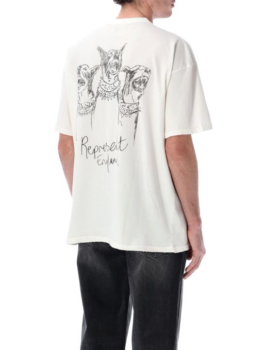 26SS 리프레젠트 반팔 티셔츠 MLM100383 72 FLAT WHITE - REPRESENT