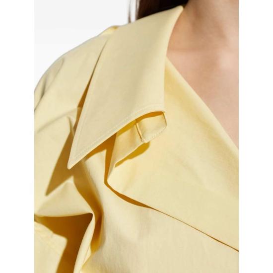  디 아티코 숏 원피스 아티코 드레스 옐로우 - THE ATTICO