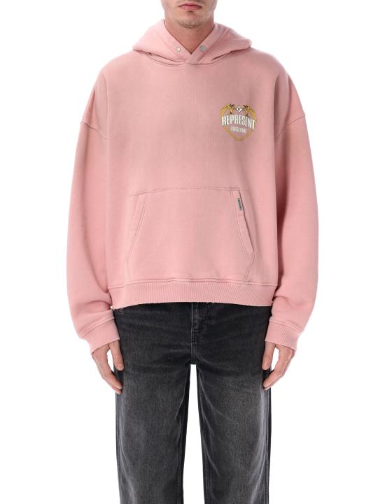 26SS 리프레젠트 후드 티셔츠 MLM100368 24 QUARTZ
