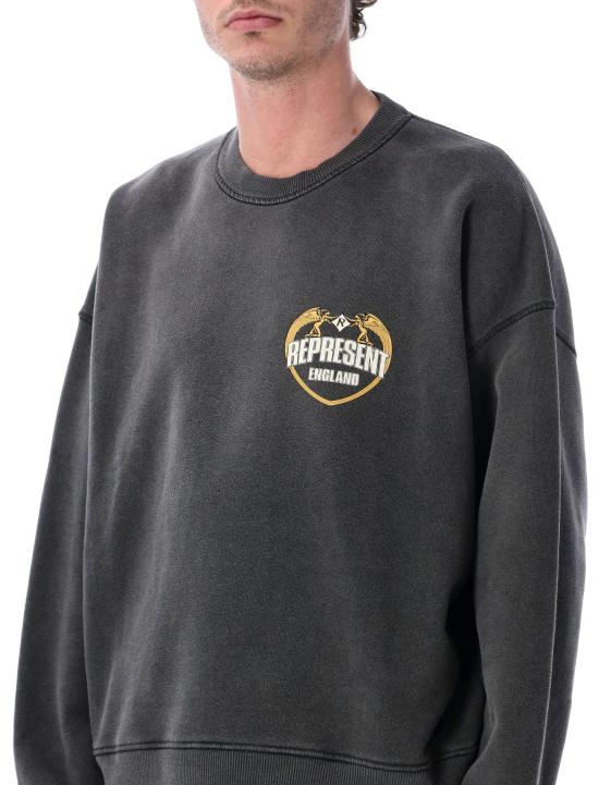 26SS 리프레젠트 긴팔 티셔츠 MLM100367 04 STAINED BLACK - REPRESENT